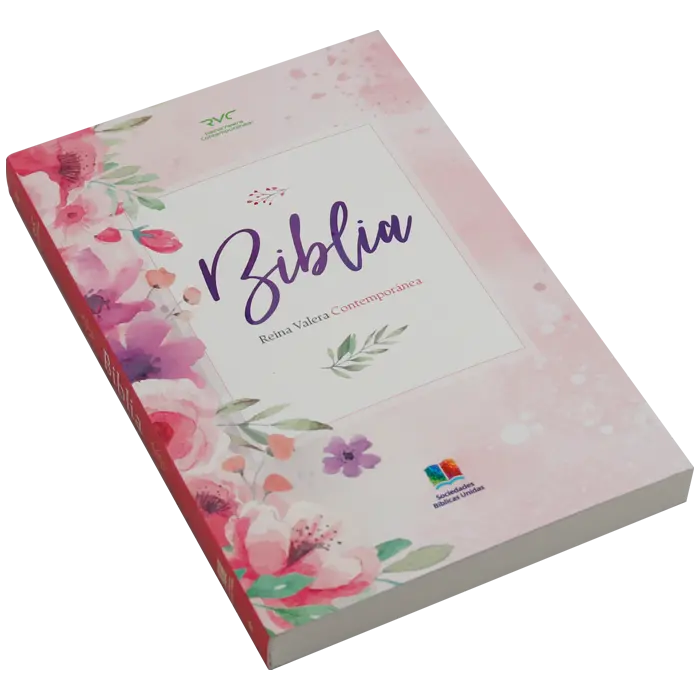 Biblia Misionera Reina Valera Contemporánea Mediana Letra Mediana Rústica Flores [RVC.60ue] (1).webp