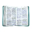 Biblia Traducción Lenguaje Actual Mediana Letra Grande Imitación piel Verde Aguamarina Estrellas [TLA066LGPJR].webp