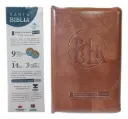 SANTA BIBLIA REINA VALERA 1960 DE LUJO EN SEMI PIEL Y CIERRE