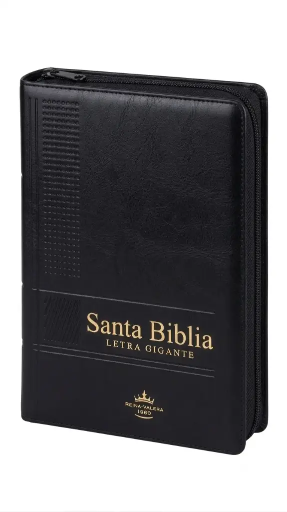 SANTA BIBLIA RVR1960 LETRA GIGANTE NEGRO CON INDICE (TAMAÑO MANUAL)
