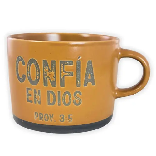 TAZA ROCA FIRME: CONFÍA EN DIOS - PROVERBIOS 3:5