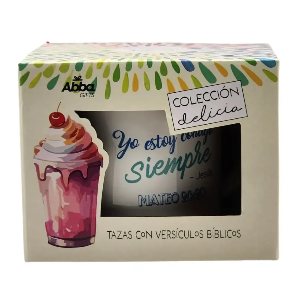 TAZA YO ESTOY CONTIGO SIEMPRE | COLECCIÓN DELICIA