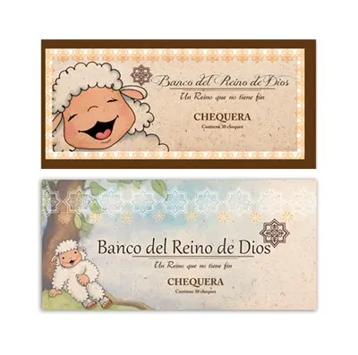 CHEQUERA BANCO DEL REINO DE DIOS 