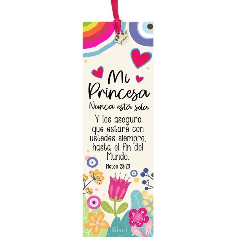 SEPARADOR CON DIJE, MATEO 28:20 (NUEVO)