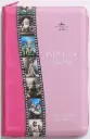 BIBLIA REINA VELERA EDICION HEROES PARA NIÑOS, TAMAÑO MANUAL COLOR ROSA