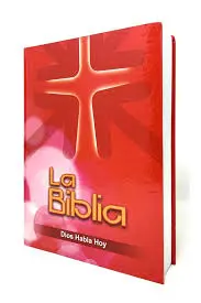 BIBLIA CATOLICA DIOS HABLA HOY TAPA DURA-ROJO