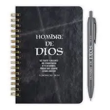  LIBRETA ANILLOS CON BOLIGRAFO HOMBRES DE DIOS