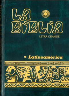 BIBLIA LATINOAMERICANA LETRA GRANDE-COLOR VERDE 