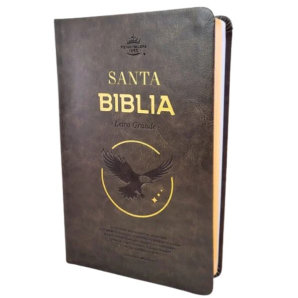 BIBLIA OBSEQUIOS Y PREMIOS MANUAL 12 PUNTOS RV1960, IMITACIÓN PIEL MOCA AGUILA 