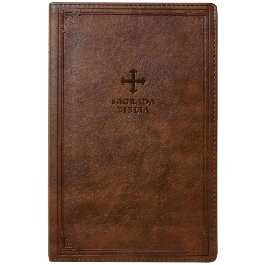BIBLIA CATOLICA, TAMAÑO PERSONAL SIMIL CAFE, BIBLIA DE AMÉRICA 
