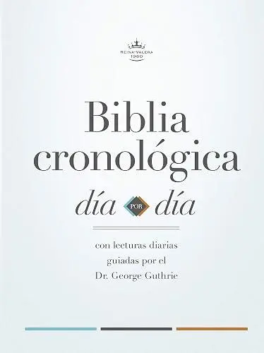 BIBLIA REINA VALERA CRONOLÓGICA TAPA DURA COLOR BLANCO 