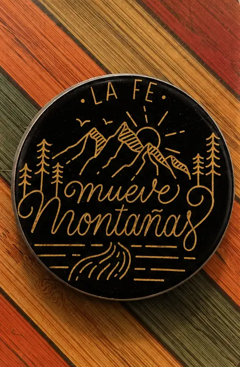 POPSOCKET TEXTO: LA FE MUEVE MONTAÑAS 