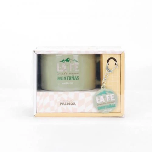 TAZA 12ONZ + LLAVERO LA FE PUEDE MOVER MONTAÑAS S7909-2