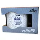 TAZA 18ONZ, NADA ES IMPOSIBLE PARA DIOS COLECCION VALIENTE S7909-4