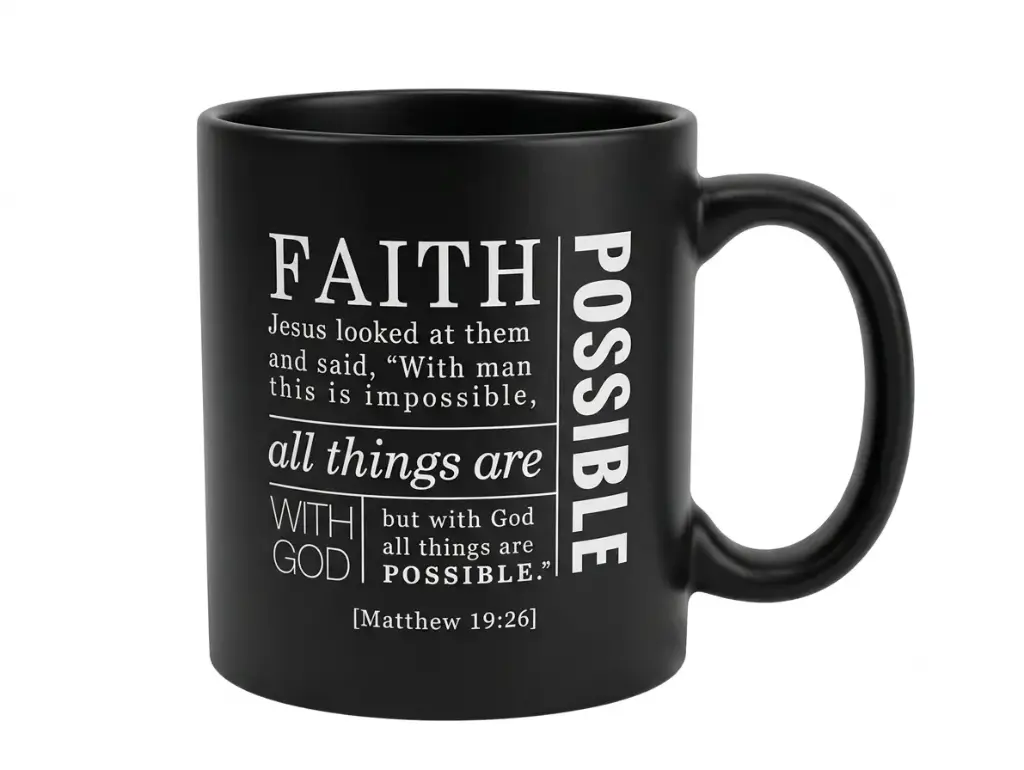 TAZA 16ONZ TODAS LAS COSAS SON POSIBLES (INGLES)
