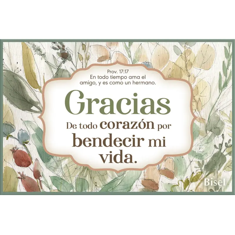 PLAQUETA PARA ESCRITORIO TEXTO:PROVERBIOS 17:17