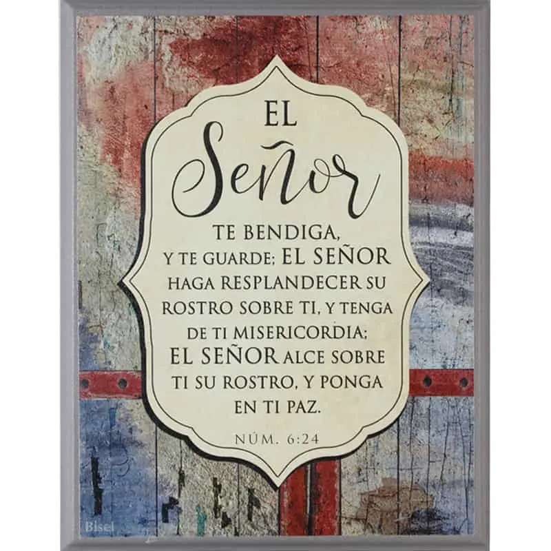 PLAQUETA COLECCION VINTAGE NUMEROS 6:24