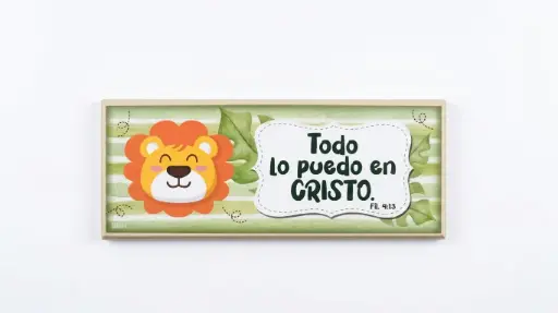 [DECOR-1275F] PLAQUETA COLGANTE TODO LO PUEDO EN CRISTO