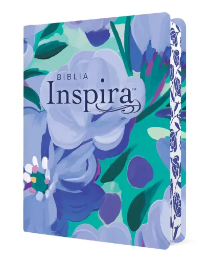 BIBLIA DE APUNTES INSPIRA, LETRA GRANDE, EDICIÓN RAMO AZUL