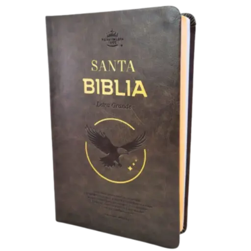 BIBLIA OBSEQUIOS Y PREMIOS MANUAL 12 PUNTOS RV1960, IMITACIÓN PIEL MOCA AGUILA 