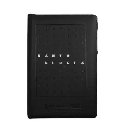 [ISBN:9789587458732] BIBLIA REINA VALERA 1960 LETRA GIGANTE SIMIL PIEL TAMAÑO MANUAL NEGRO CON CIERRE
