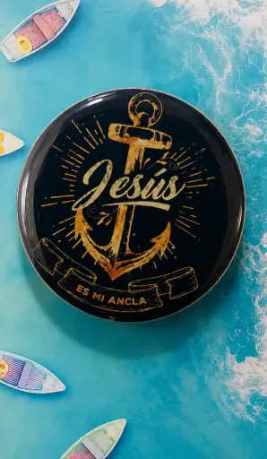 [7CONDANI-1000C1] POPSOCKET TEXTO: JESUS ES MI ANCLA 
