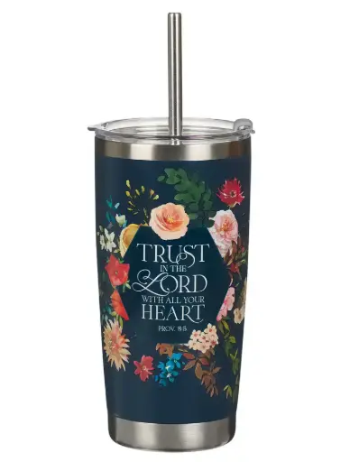 [CHRIS-2099] TERMO 532ML ACERO INOXIDABLE TEXTO PROVERBIOS 3:5