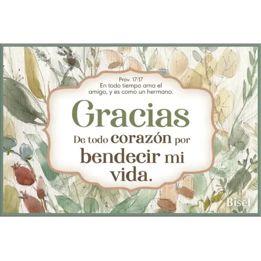 [DECOR-1140F] PLAQUETA PARA ESCRITORIO TEXTO:PROVERBIOS 17:17